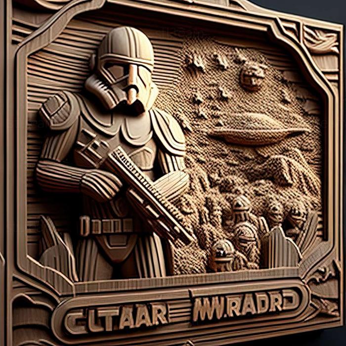 3D model Star Wars Commander game (STL)